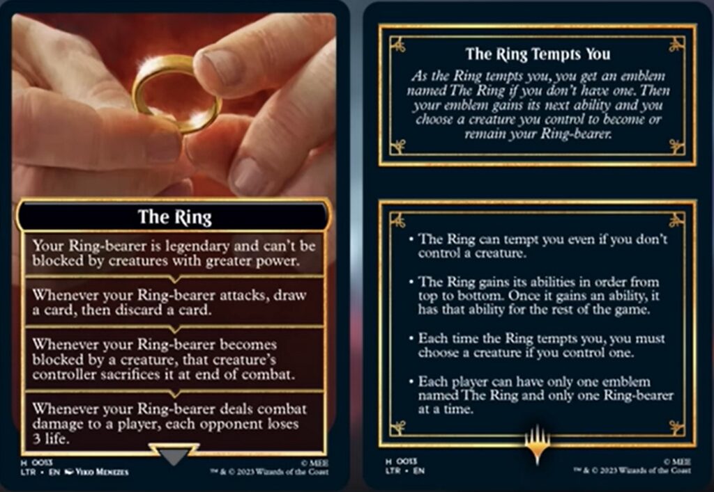 Lord of The Rings MTG The Ring Tempts You